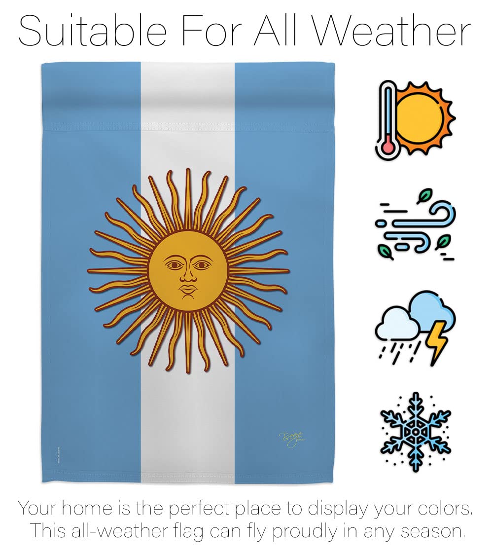 Amazon.co.jp: Breeze Decor H108214 アルゼンチン 世界国籍 装飾 縦型